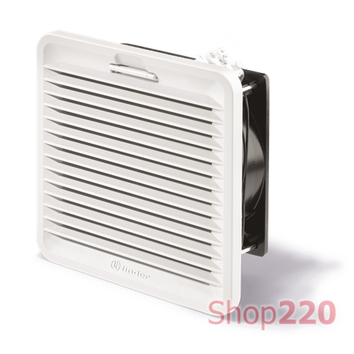 Вентилятор с щитовым фильтром; 230В АС; 14-24м3/час; стандарт; размер 1; 120х120мм - фото 111493