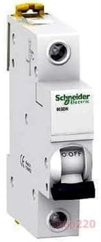 Автоматический выключатель 50А тип С, однофазный, iK60 Schneider A9K24150 - фото 30912