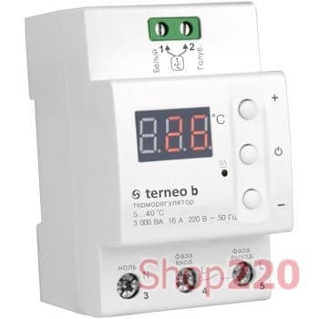 Цифровой терморегулятор terneo b - фото 36250
