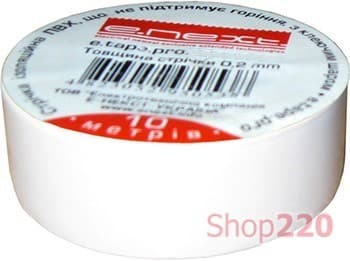 Изолента e.tape.stand.20.white, белая (20м) Enext - фото 51318