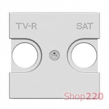 Накладка розетки TV+R/SAT, белый, Zenit ABB N2250.1 BL - фото 61198
