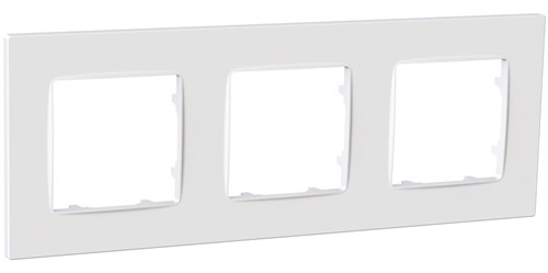 Рамка тройная NORDIC, белый, PLK1030032 Plank Electrotechnic - фото 76943