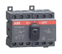 Переключатель нагрузки 1-0-2, 40А, 3 полюса, OT40F3C ABB