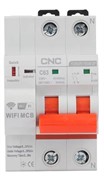 Автомат 40 А, 2 полюса с блоком дистанционного управления по Wi-Fi, YCB9ZF-100W-2P CNC
