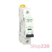 Автоматический выключатель 2А, 1 полюс, кривая B, IC60N Acti9 Schneider Electric