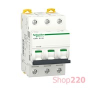 Автоматический выключатель 5А, 3 полюса, кривая B, IC60N Acti9 Schneider Electric