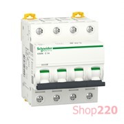 Автоматический выключатель 1А, 4 полюса, кривая C, IC60N Acti9 Schneider Electric