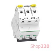 Автоматический выключатель 20А, 3 полюса, кривая B, IC60N Acti9 Schneider Electric