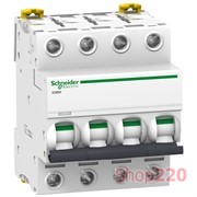 Автоматический выключатель 5А, 4 полюса, кривая C, IC60H Acti9 Schneider Electric