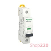 Автоматический выключатель 6А, 1 полюс, кривая D, IC60H Acti9 Schneider Electric