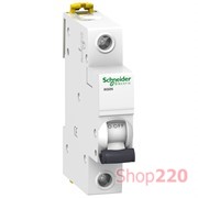 Автоматический выключатель 6А, 1 полюс, кривая B, IK60N Acti9 Schneider Electric