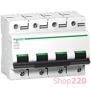 Автоматический выключатель 63А, 4 полюса, кривая B, C120N Acti9 Schneider Electric