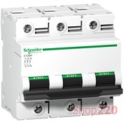 Автоматический выключатель 63А, 3 полюса, кривая B, C120H Acti9 Schneider Electric