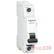 Автомат постоянного тока 0,5А, 1 полюс, кривая C, C60H-DC Acti9 Schneider Electric