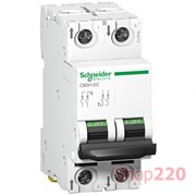 Автомат постоянного тока 1А, 2 полюса, кривая C, C60H-DC Acti9 Schneider Electric