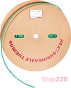 Трубка термоусадочная 2/1 мм в рулоне 200м, зеленый, e.termo.stand.roll.2.1.green Enext