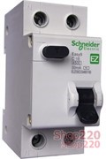 Дифавтомат 10 А, 30мА, тип С EZ9D34610 Schneider Easy9