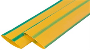 Термоусадочная трубка 6/3, 1м, желто-зеленая, e.termo.stand.6.3.yellow-green Enext
