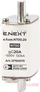 Предохранитель плавкий габарит 0, 20А, e.fuse.NT00.20 Enext