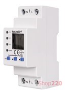 Реле контроля напряжения и тока однофазное 63А с индикацией, e.control.pro.vcm63 Enext