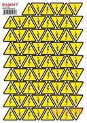 Самоклеящаяся наклейка Молния (50х50х50мм) 62 шт/лист, e.sticker.lightning.50 Enext