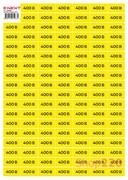Самоклеящаяся наклейка 400В (40х20мм) 102 шт/лист, e.sticker.voltage.400.1 Enext
