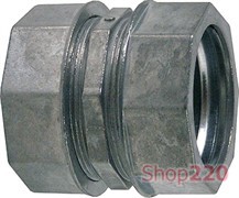 Соединитель металлический цанговый, e.industrial.pipe.connect.collet.1/2' Enext