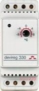 Терморегулятор Devireg 330, +5 - +45 *С, 16А датчик пола, 140F1072 Devi