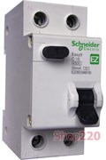 Дифавтомат 16 А, 30мА, тип С EZ9D34616 Schneider Easy9