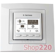 Терморегулятор для инфракрасных панелей terneo pro, белый
