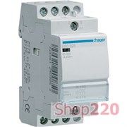 КОНТАКТОР 230В 25 A, 3НО, HAGER ESC325