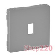 Лицевая панель розетки USB, алюминий, Valena 754752 Legrand