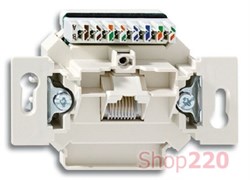 Розетка компьютерная RJ45 (механизм), Jung A500 EPUAE8UPOK6US