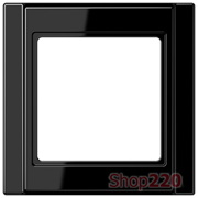 Рамка 1 пост, черный, Jung A500 A581SW