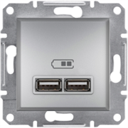 USB розетка, алюминий, EPH2700261 Schneider Electric Asfora