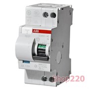 Дифавтомат 10А, 30мА, уставка C, ABB DS951AC-C10/0,03A