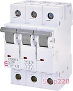 Автоматический выключатель 20А, 3 полюса, тип C, Eti 2145517
