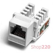 Компьютерный разъем RJ-45 UTP KeyStone, 11014620 Hager