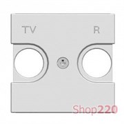 Накладка розетки TV+R, белый, Zenit ABB N2250.8 BL