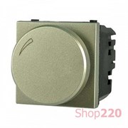 Диммер поворотный 100Вт для LED ламп, шампань, Zenit ABB N2260.3 CV