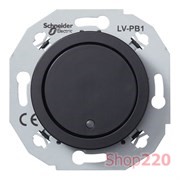 Низковольтный кнопочный выключатель, 1 полюс, черный, Renova WDE011270 Schneider