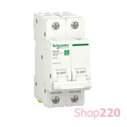 Автоматический выключатель 10А, 2 полюса, уставка В, Resi9 R9F02210 Schneider Electric