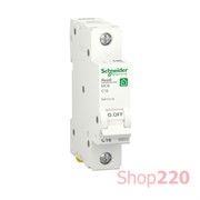 Автомат 16А, 1 полюса, уставка С, Resi9 R9F12116 Schneider Electric