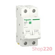 Автомат 6А, 2 полюса, уставка С, Resi9 R9F12206 Schneider Electric