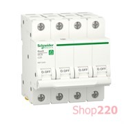 Автомат 25А, 4 полюса, уставка С, Resi9 R9F12425 Schneider Electric