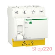 УЗО 25А, 30 мА, 4 полюса, Resi9 R9R51425 Schneider Electric