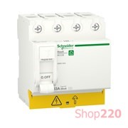 УЗО 63А, 30 мА, 4 полюса, Resi9 R9R51463 Schneider Electric