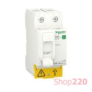 УЗО 63А, 300 мА селективное, 2 полюса, Resi9 R9R65263 Schneider Electric