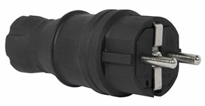 Вилка каучуковая 16А e.plug.rubber.028.16 Enext s9100023