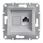 Розетка компьютерная RJ45, алюминий, EPH4300161 Asfora Schneider